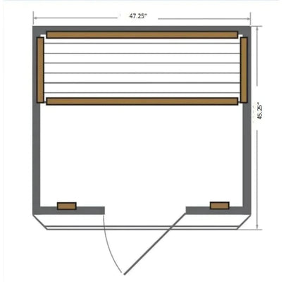 Sunray Sierra 2-Person FAR Infrared Sauna